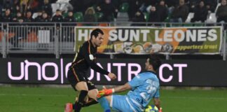 Pierini: “Abbiamo avuto la forza di reagire” Nicholas Pierini in Venezia FC-Parma - foto: Andrea Pattaro@Vision