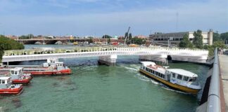 Approvata la nuova pista ciclabile al Tronchetto Il Rendering della pista cicolpedonale al Tronchetto