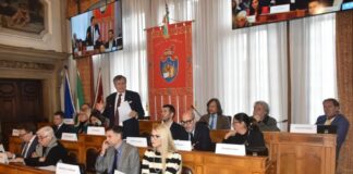 Comune di Venezia, la conferenza stampa di fine anno La conferenza stampa di fine anno del Comune di Venezia - foto dal sito web del Comune