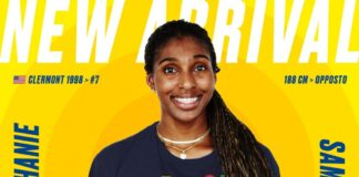 Imoco, presa Stephanie Samedy Stepfanie Samedy - foto sito Imoco Volley
