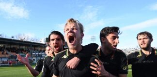 Venezia FC-Cittadella 1-1 Pohjanpalo dopo il goal il Venezia FC-Cittadella - foto Sabadin@Vision