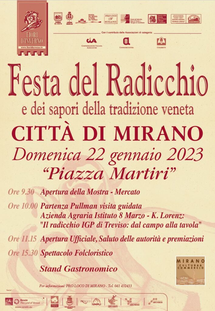 Festa del Radicchio di Mirano, la locandina