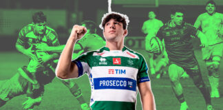 Tommaso Menoncello al Benetton fino al 2026 Tommaso Menoncello - foto sito Benetton Rugby