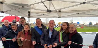 Inaugurata (in pompa magna) la rotatoria sulla Cadore-Mare a Codogné