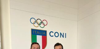 Palma d’oro a coach Santarelli Piero Garbellotto e Daniele Santarelli - foto: pagina Facebook Imoco Volley