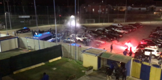 Polizia evita scontri tra tifosi (VIDEO) Polizia evita scontri - foto notizieplus