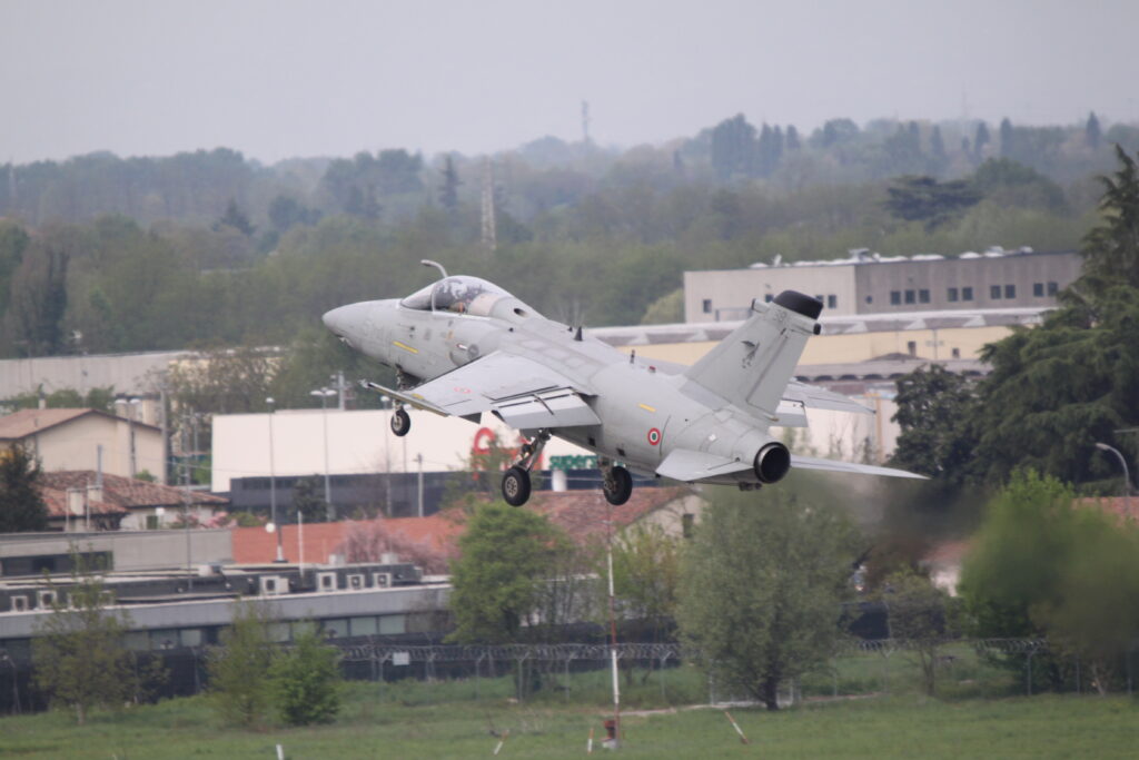 Un AMX dell'Aeronautica Militare