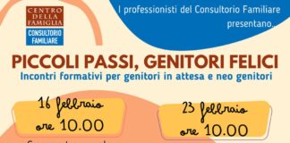 Torna “Piccoli passi, genitori felici” al Centro della Famiglia