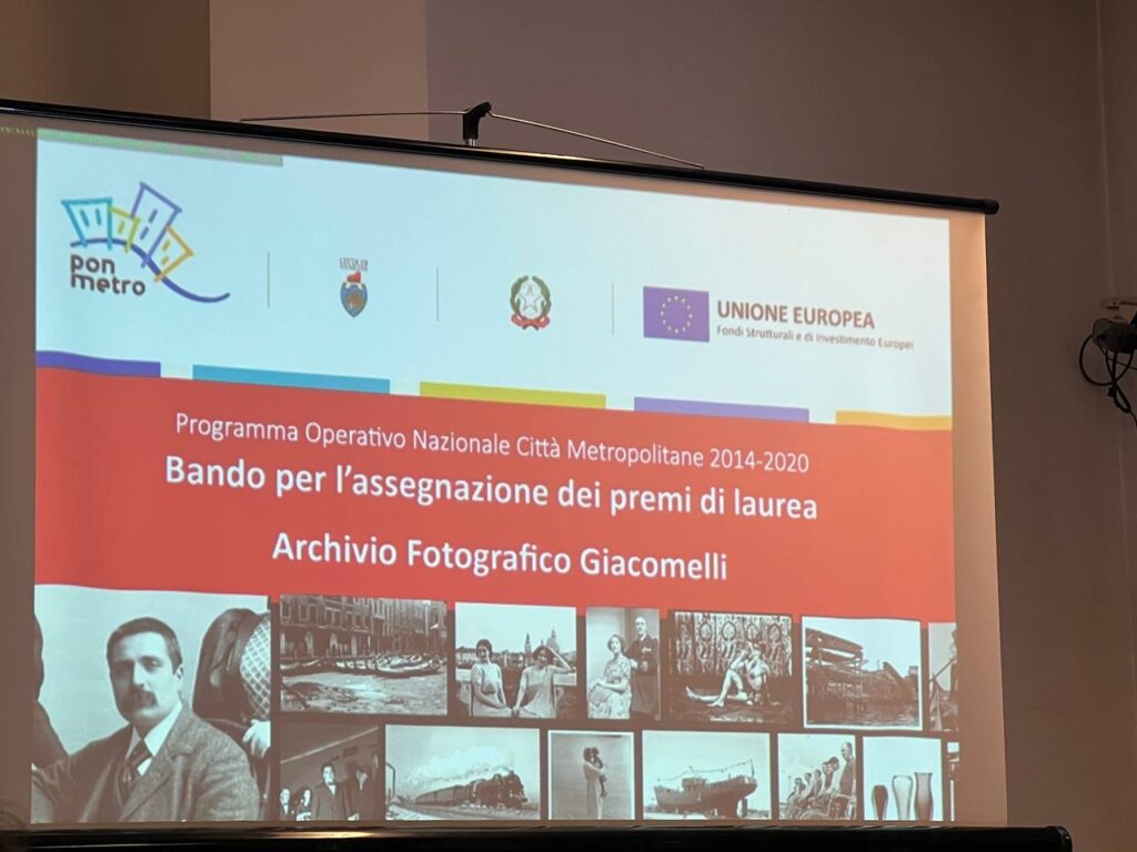 Presentazione del bando per i premi di laurea Archivio Fotografico Giacomelli