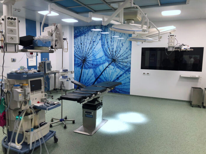 La prima nuova sala operatoria dell'Ospedale di Portogruaro