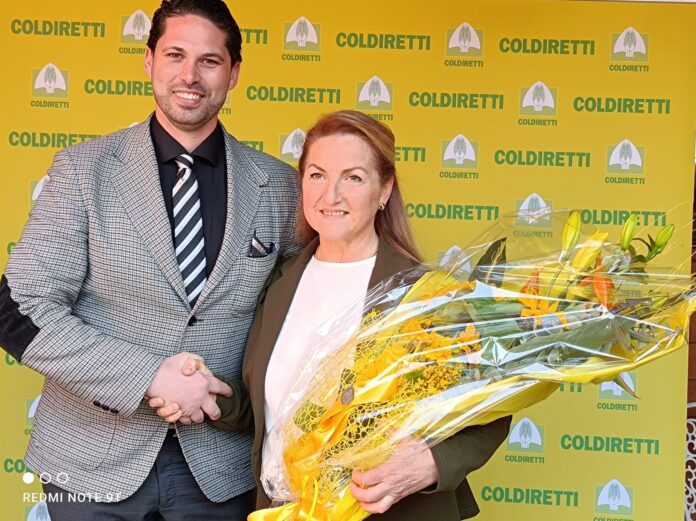 Coldiretti Venezia, l'ex Presidente Andrea Colla e la nuova presidente Tiziana Favaretto
