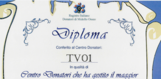 Ca’ Foncello, premiato il centro donatori midollo osseo