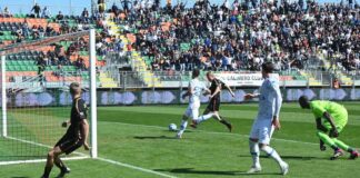 Venezia FC-Como 3-2 Venezia FC-Como, il goal di Pohjanpalo - foto Marco Sabadin@Vision