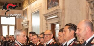 Il Comandante della Legione Carabinieri in visita a Treviso.