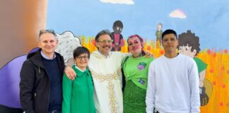 Arteterapia per liberarsi dalle dipendenze, inaugurato un murale