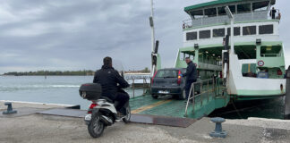 Nave traghetto da Sant’Erasmo a Punta Sabbioni partita stamane Nave traghetto da Sant'Erasmo a Punta Sabbioni
