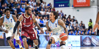 Sassari-Reyer 80-69 Jamal Jones Dinamo Banco di Sardegna Sassari - Umana Reyer Venezia LegaBasket Serie A LBA UnipolSai 2022/2023 Quarti di Finale - Gara 3 Sassari, 18/05/2023 - Ore 21:00 Foto C.Atzori / Ciamillo-Castoria