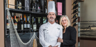 I big del ciclismo da chef Tiziano, al ristorante Eden di Caorle