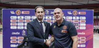 Reyer, rinnovato l’accordo con coach Spahija Federico Casarin e Neven Spahija - foto sito Umana Reyer Venezia