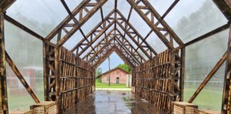 L’installazione “Chaord” a Forte Marghera L'installazione 'Chaord' a Forte Marghera