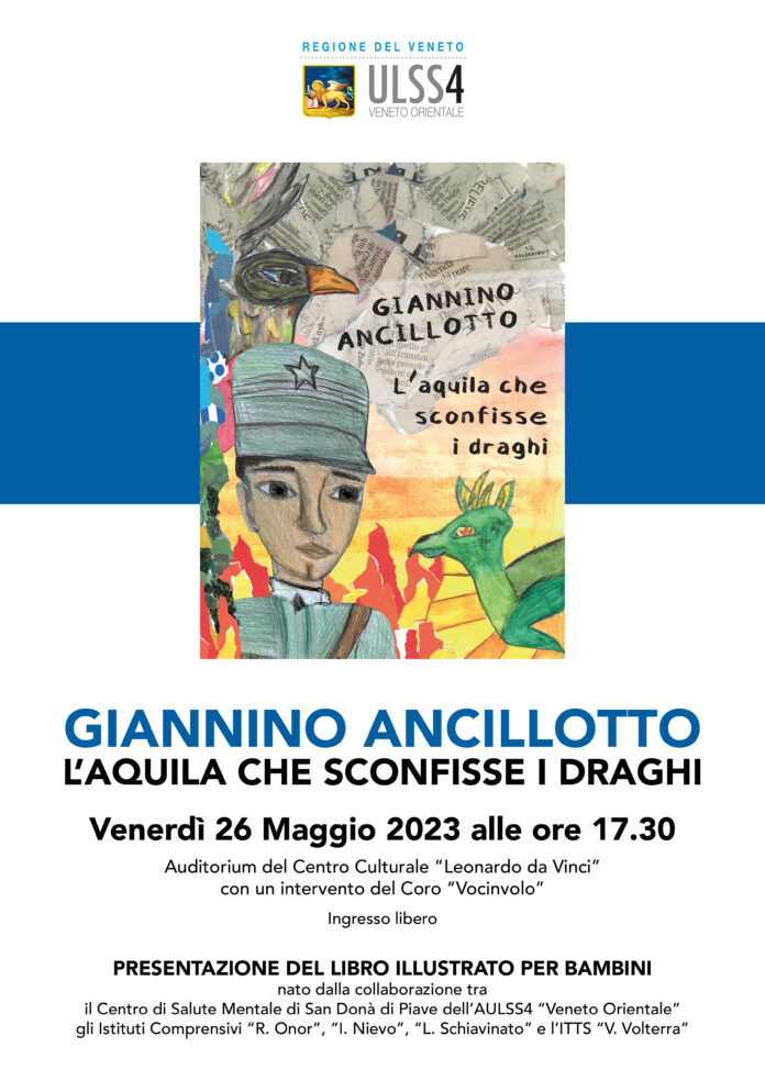 Giannino Ancillotto, la locandina della presentazione del libro