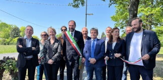 Mogliano: Inaugurata la pista ciclabile di Via Roma