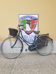 Bicicletta sequestrata dalla Polizia Locale