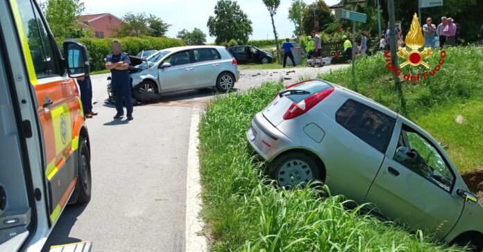 Annone Veneto, la scena dell'incidente stradale