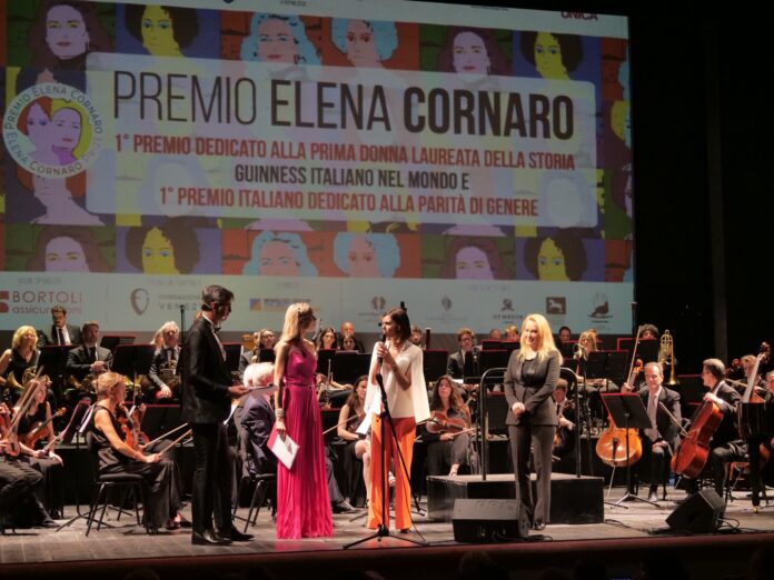 Premio Elena Cornaro, un momento della serata