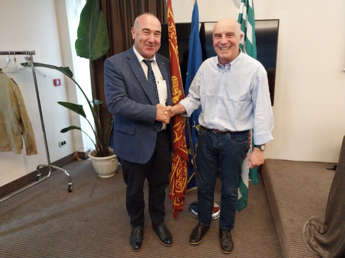 Luigino Michelon con il segretario generale di Fnp Emilio Didonè