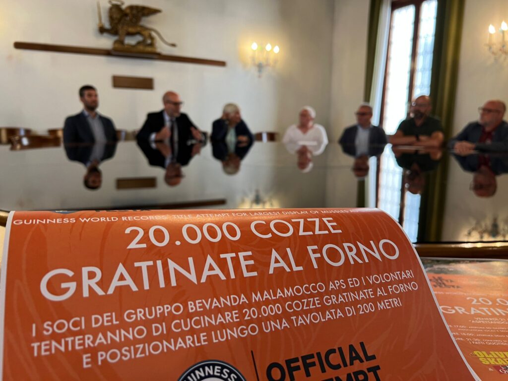 20.000 cozze gratinate al forno, la presentazione dell'evento