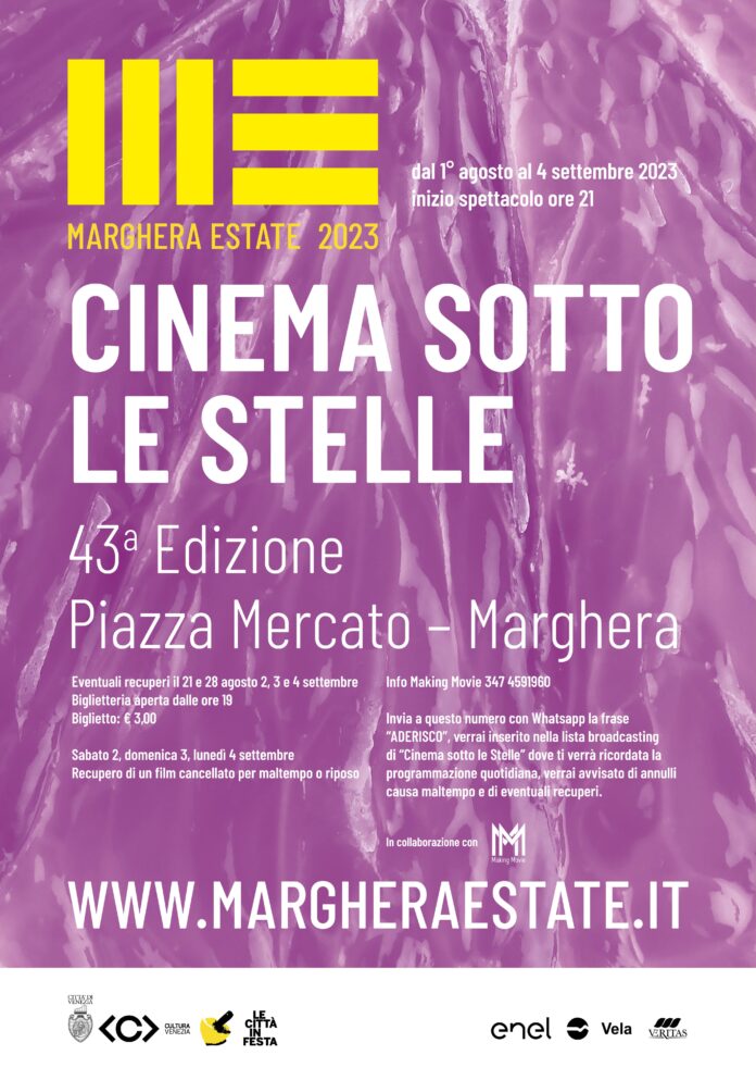 Cinema Sotto Le Stelle 2023, la locandina Cinema Sotto Le Stelle 2023, la locandina