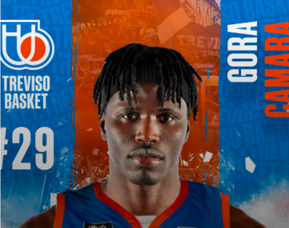 Gora Camara - immagine tratta dal sito di Treviso Basket