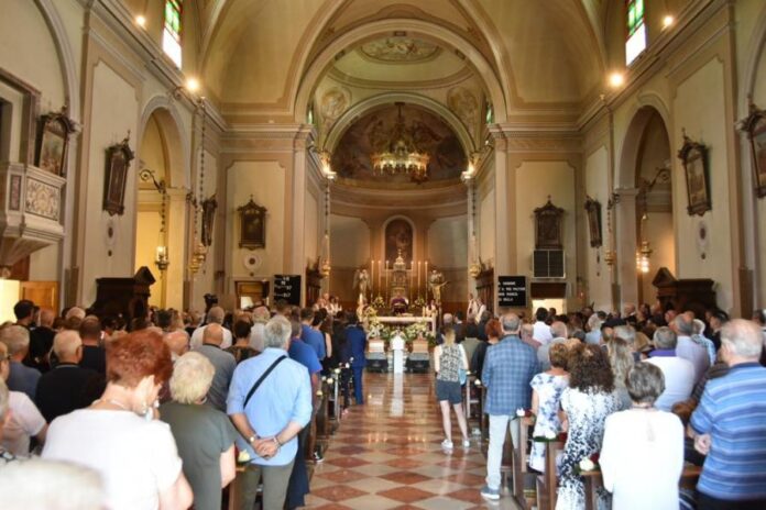 I funerali delle vittime di Santo Stefano di Cadore