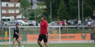 Vanoli: “Dobbiamo vincere le prime due al Penzo” Paolo Vanoli, allenatore del Venezia FC, a Falcade - foto: Andrea Pattaro@Vision