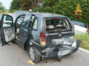 L'incidente stradale sulla Triestina, al Montiron