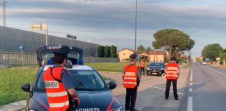 Abano Terme. Sorpreso alla guida dell’auto con tasso alcolemico superiore ai limiti. abano terme