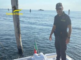 I controlli della GdF sulla pesca abusiva in Laguna di Chioggia