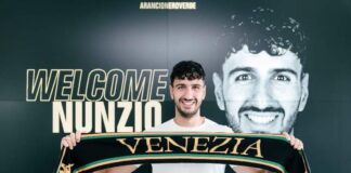 Nunzio Lella al Venezia FC Nunzio Lella - foto Uffico Comunicazione Venezia FC