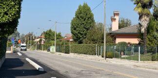 Pista ciclopedonale Favaro-Tessera, il sindaco in sopralluogo Lavori in corso per la pista ciclopedonale Favaro-Tessera