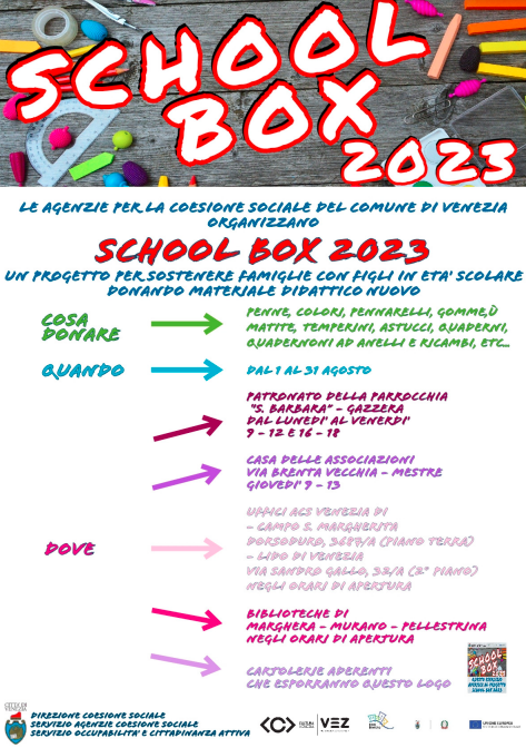 School Box 2023, la locandina