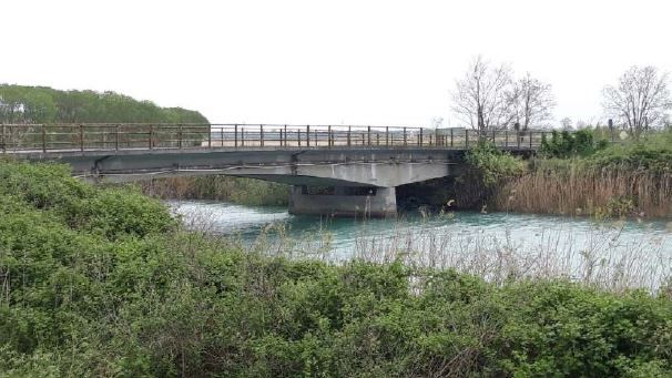 Il ponte sul canale Riello a Caorle