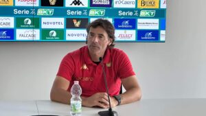 Paolo Vanoli, allenatore del Venezia FC, in conferenza stampa alla vigilia del match contro il Cittadella - foto Notizieplus