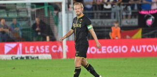 Pohjanpalo post Spezia: “Vogliamo e dobbiamo fare meglio” Joel Pohjanpalo, attaccante del Venezia FC - foto Andrea Pattaro@Vision