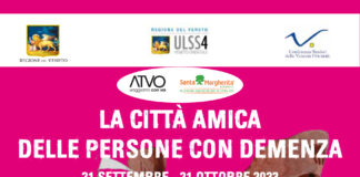 Giornata Mondiale dell’Alzheimer, le iniziative dell’Ulss 4 Alzheimer, la locandina del progetto "Città amica delle persone con demenza"