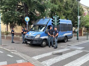 Via Piave a Mestre, la Polizia di Stato in azione - foto di repertorio