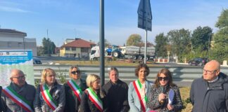 Inaugurata la nuova rotatoria di Silea dal vicegovernatore De Berti