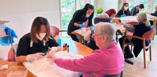 Con i ragazzi dell’ENAIP Conegliano il Bon Bozzolla è salone di bellezza