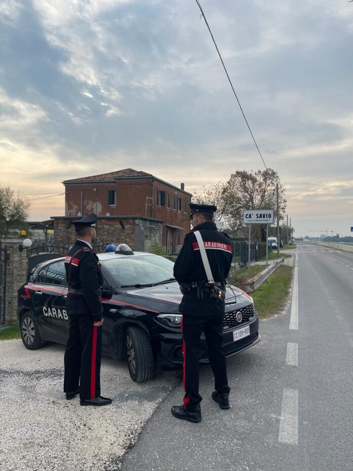 Carabinieri in azione a Cà Savio-Cavallino Treporti