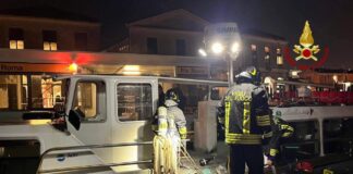 Venezia, principio d’incendio in un vaporetto Il vaporetto sul quale è divampato il principio d’incendio